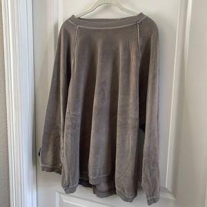 Aerie velour sweatshirt